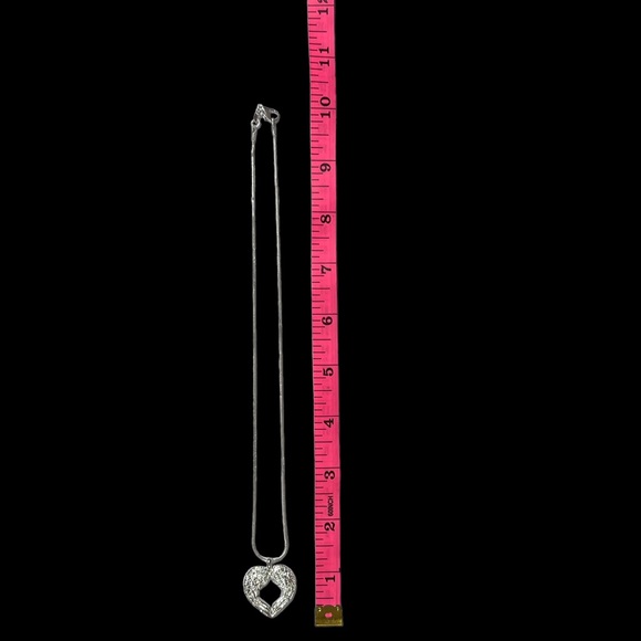 Silver Angel Wings Necklace - Picture 3 of 6